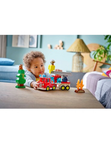 LEGO DUPLO - Fire Truck with Hose and Firefighter