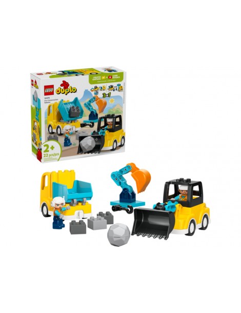 LEGO DUPLO - 3 in 1 Construction Vehicles
