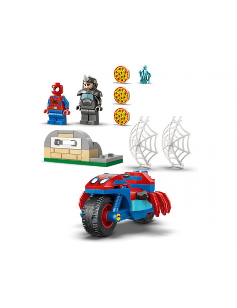 LEGO Friends - Spidey on his Motorcycle vs. Rhino