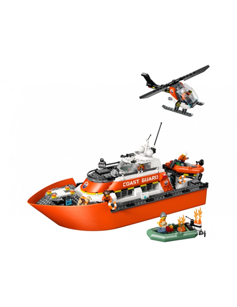 LEGO City - Coast Guard Rescue Boat & Helicopter