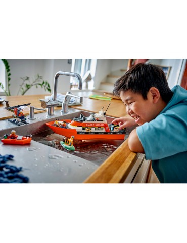 LEGO City - Coast Guard Rescue Boat & Helicopter