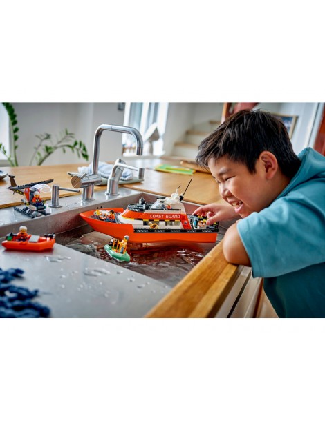 LEGO City - Coast Guard Rescue Boat & Helicopter