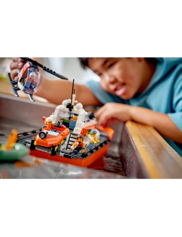 LEGO City - Coast Guard Rescue Boat & Helicopter