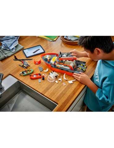 LEGO City - Coast Guard Rescue Boat & Helicopter
