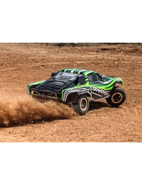 RC modelis Traxxas Slash 1:10 HD RTR žalias short course Traxxas – CyborgShop