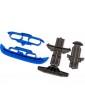 Traxxas Bumpers/ skid plates (blue)
