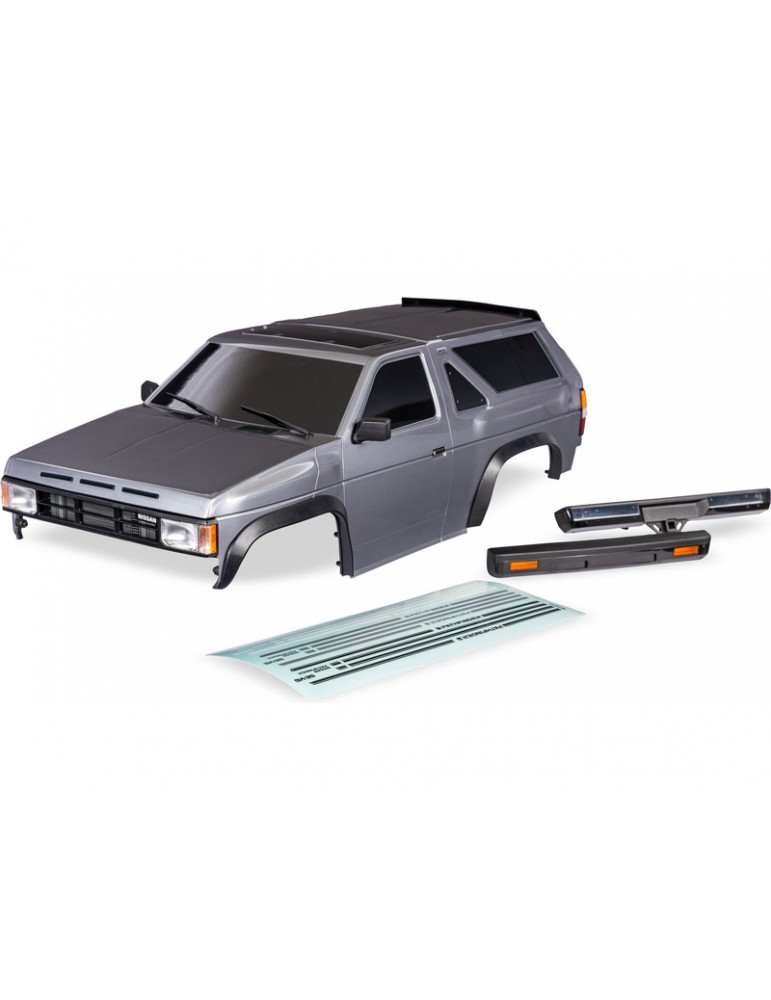 RC kėbulas Nissan Pathfinder 1988 TRX-4 312 mm sidabro spalvos Traxxas – CyborgShop