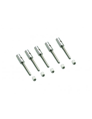 Threaded Coupler M2 for Carbon Tube 3mm (5)