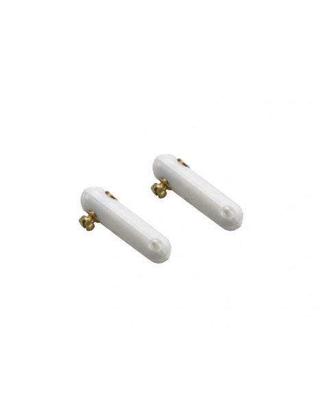 Nylon Clevis w/ Locking Screw - Wires Up To Dia. 2mm (2)