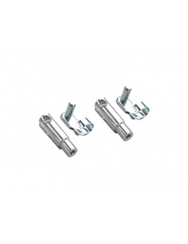 Aluminium Clevis Heavy Duty w/ Safety Clip M3 (2)