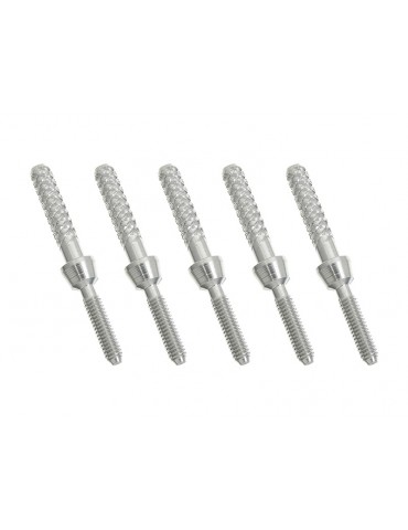 Threaded Coupler M2 for Carbon Tube 2.5mm (5)