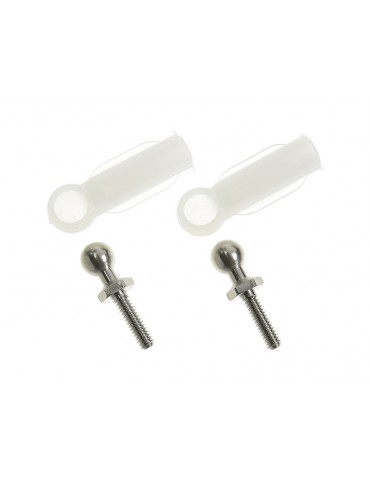 Nylon Ball Link M2 - M2 Short Ball (2)