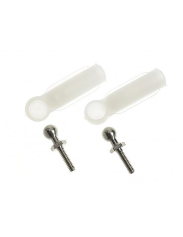 Nylon Ball Link M3 - M3 Short Ball (2)