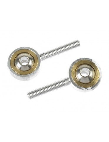 Aluminium Ball Link Outer thread M3 - Ball for M3 Screws (2)