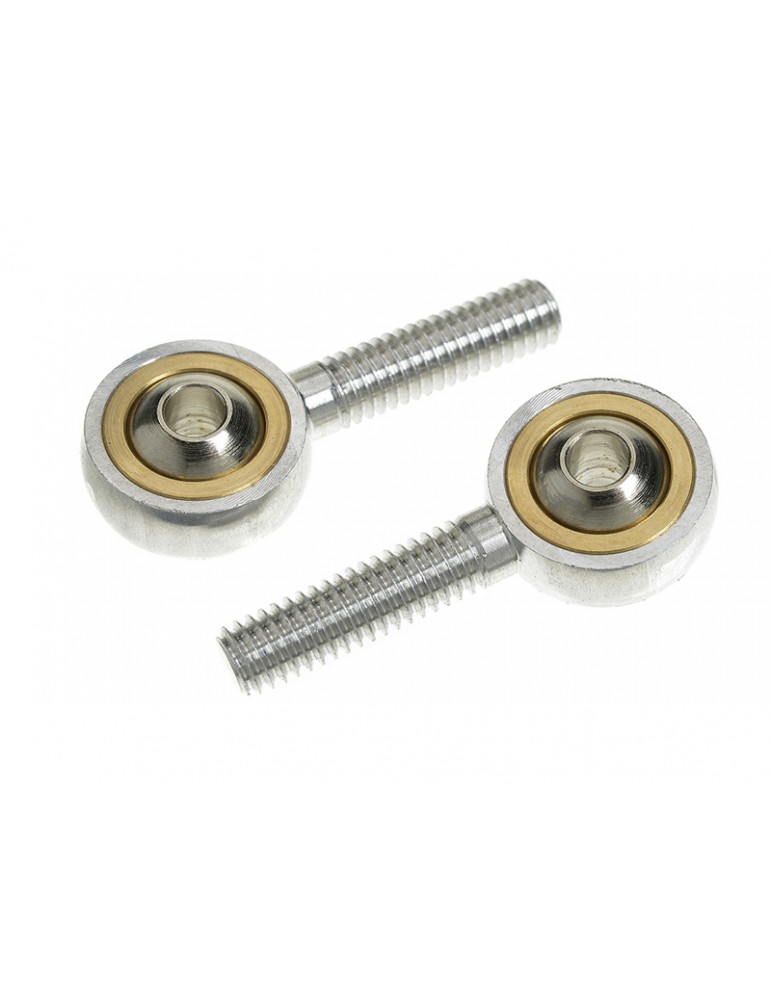Aluminium Ball Link Outer thread M4 - Ball for M3 Screws (2)