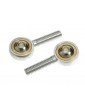 Aluminium Ball Link Outer thread M4 - Ball for M3 Screws (2)