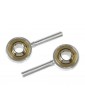 Aluminium Ball Link Outer thread M3 - Ball for M4 Screws (2)