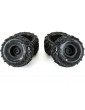 Pro-Line Dreadnaught Mounted Black Wheel F/R (4) for ARRMA GORGON/QUAKE GROM