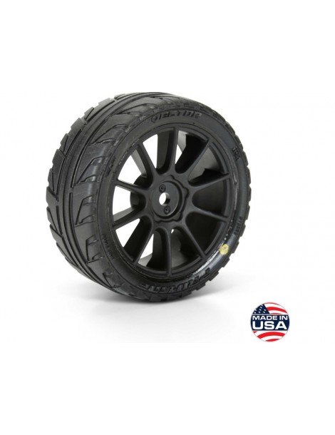 Pro-Line Wheel 1/14 Vector Tire MTD 12mm Black Mach 10 Wheel (4): Typhon Grom