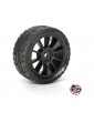 Pro-Line Wheel 1/14 Vector Tire MTD 12mm Black Mach 10 Wheel (4): Typhon Grom
