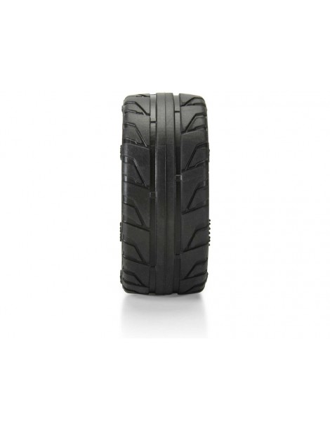 Pro-Line Wheel 1/14 Vector Tire MTD 12mm Black Mach 10 Wheel (4): Typhon Grom