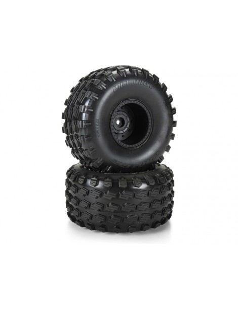 Pro-Line Wheel 2.6" Dirt Hawg 2.0 F/R MT Tires Mounted (2): Arrma Quake, Gorgon