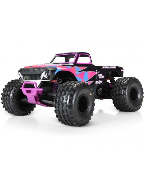 Pro-Line Wheel 2.6" Dirt Hawg 2.0 F/R MT Tires Mounted (2): Arrma Quake, Gorgon