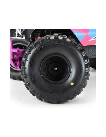Pro-Line Wheel 2.6" Dirt Hawg 2.0 F/R MT Tires Mounted (2): Arrma Quake, Gorgon