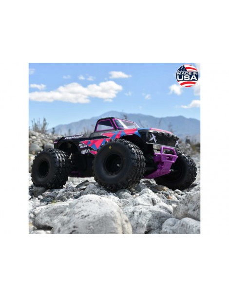 Pro-Line Wheel 2.6" Dirt Hawg 2.0 F/R MT Tires Mounted (2): Arrma Quake, Gorgon
