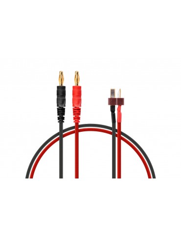 Battery Charger Cable T Plug Male to 4mm Bullet Banana