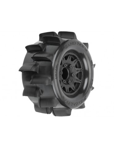 RC modelių ratai Sand Paw HP BELTED 2.8 su Raid ratlankiais Pro-Line – CyborgShop