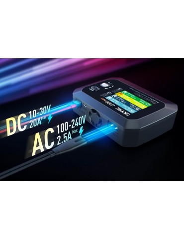 RC akumuliatorių įkroviklis Q100neo AC DC 4x60W SkyRC – CyborgShop