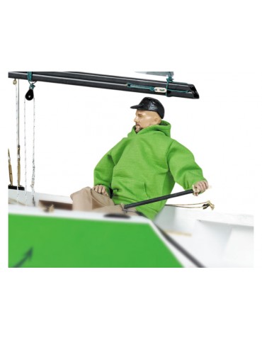 Krick Skipperfigur Luca Bausatz f r Drago RC-Segelboot 1:6