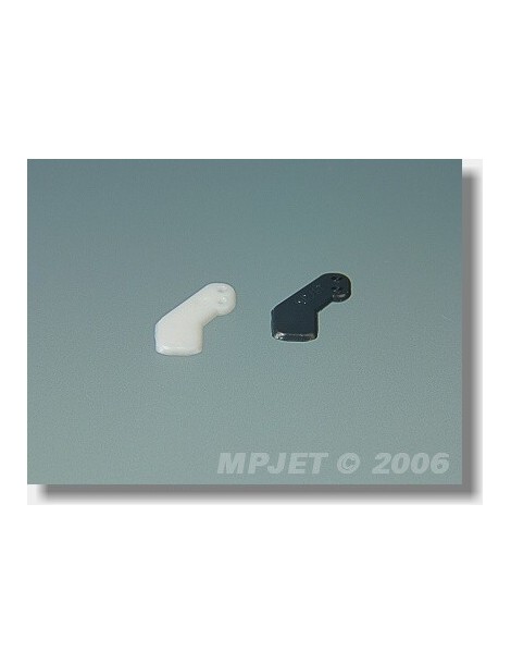 2220W Micro control horn type 1, hole dia.1.0mm White 2 pcs
