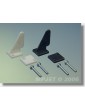 Small control horn dia.1.6mm White 2 pcs