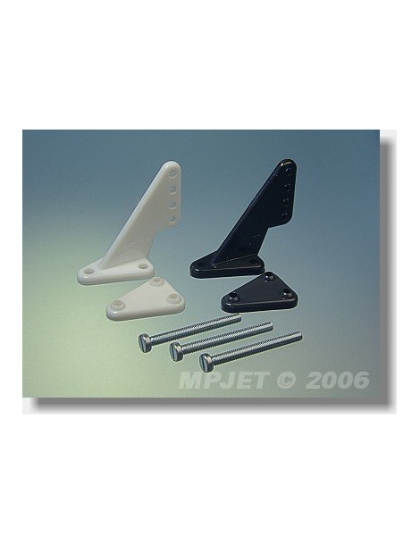2220 Large control horn, hole 2.5mm dia, black