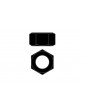 Steel Nut - M2 - Black - 10 pcs