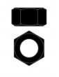 Steel Nut - M3 - Black - 10 pcs