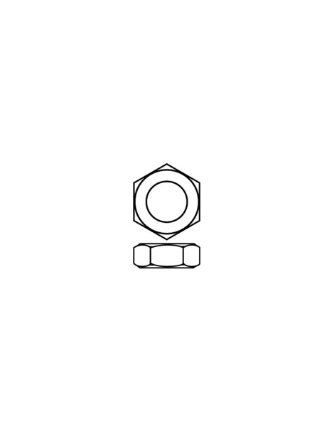 Low Profile Nut - M4 - 10 pcs