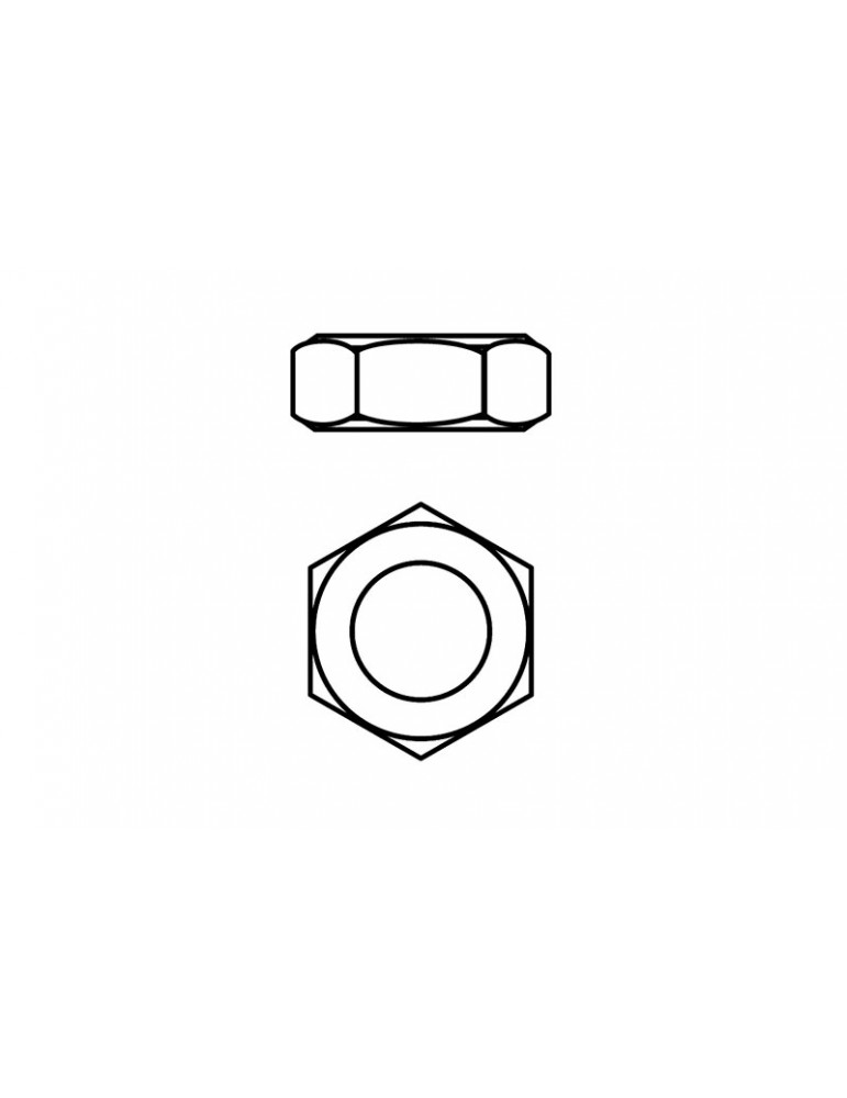Low Profile Nut - M5 - 10 pcs