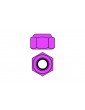 Team Corally - Aluminium Nylstop Nut - M3 - Purple - 10 pcs
