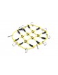 1/24 Roof Luggage Rack Net Yellow for RC Crawler