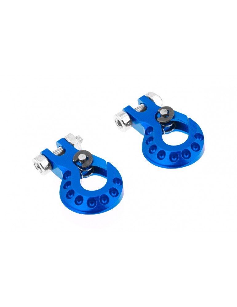 1/10 CNC Aluminum Tow Hook Blue for RC Crawler