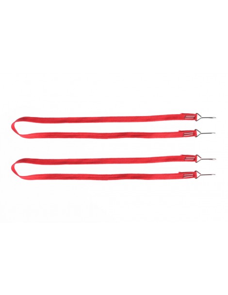 1/10 RC Crawler Tow Rope with Hook Red 2pcs