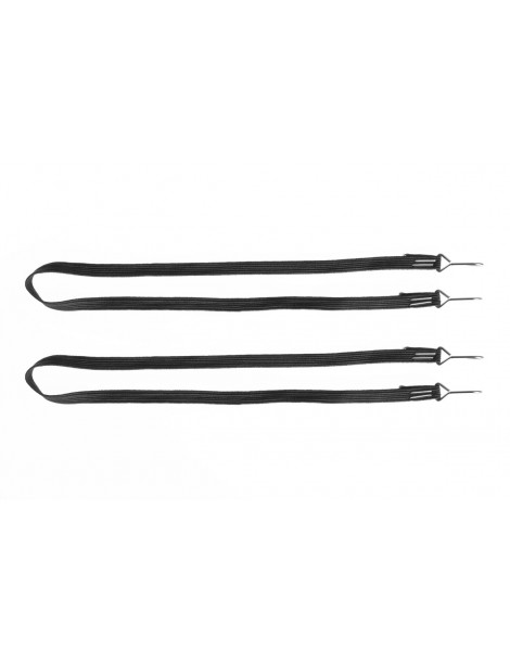 1/10 RC Crawler Tow Rope with Hook Black 2pcs
