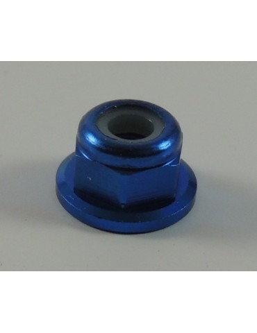 SWORKz Self Locking Nut+Washer Aluminium M3 blue (10)