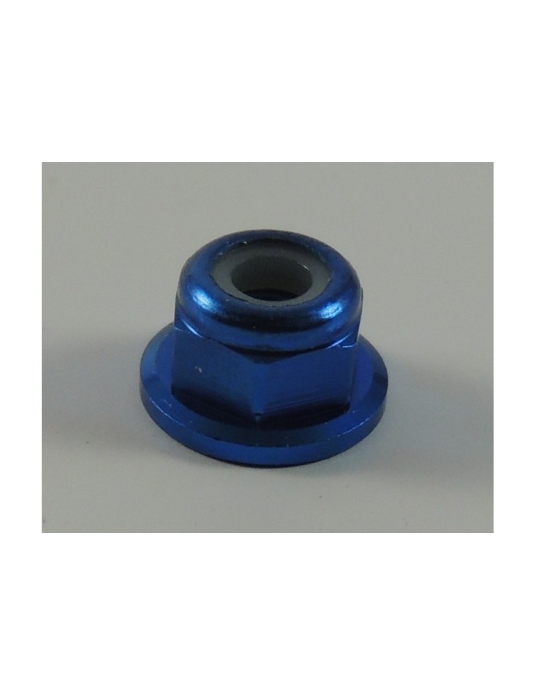 SWORKz Self Locking Nut+Washer Aluminium M3 blue (10)