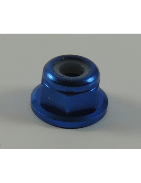 SWORKz Self Locking Nut+Washer Aluminium M3 blue (10)