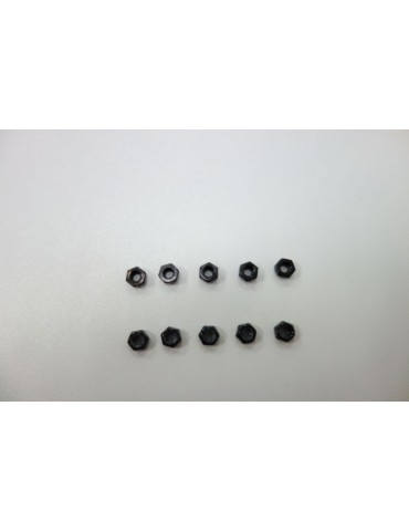 SWORKz Self Lock Nut M4 black (10)