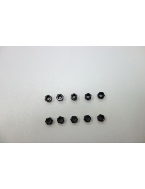 SWORKz Self Locking Nut M3 black (10)